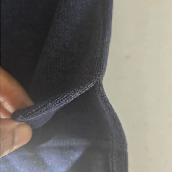 Wrangler Authentics Men's 1/4 Zip Solid Pullover Sweater Blue Sz M New Henley - Picture 8 of 12